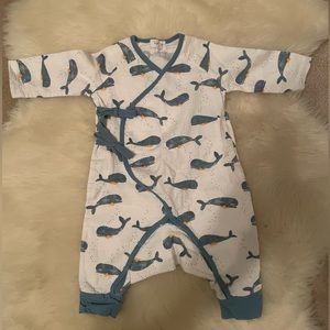 NWOT Angel Dear Cotton tie romper